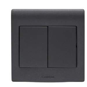 Crabtree 10AX SP 2 Gang 2 Way Switch (Choose Your Finish)