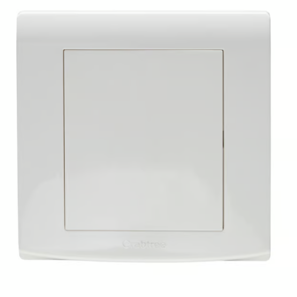 Crabtree 1 Gang Blanking Plate for Electrical Switches (Universal Fit)