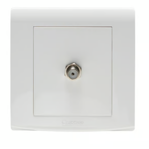 Crabtree F-Type Satellite Socket for Seamless TV Connection