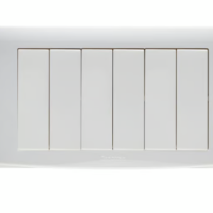 CRABTREE 10AX SP 6 GANG 2 WAY SWITCH White