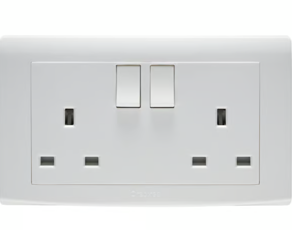 Crabtree 13A Double Switched Socket (2 Gang)