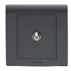 Crabtree F-Type Satellite Socket for Seamless TV Connection