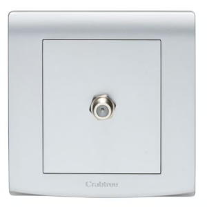 CRABTREE TV Satellite socket type F 1 gang