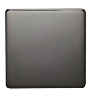 Crabtree 1 Gang Metal Blank Plate (Platinum Series)