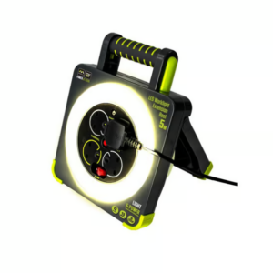 MASTERPLUG 13A 4-Socket Work Light Reel with 5m Cable