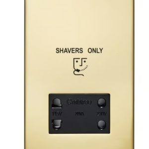 Crabtree Gold Shaver Socket for Luxurious Bathroom Upgrades