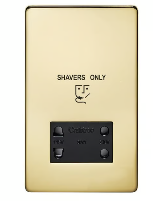 Untitled-40-1.png Crabtree Gold Shaver Socket for Luxurious Bathroom Upgrades - Image 1