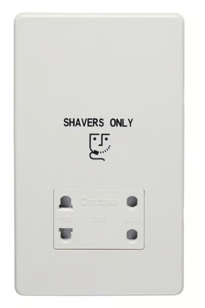Untitled-47-1.png Crabtree White Shaver Supply Unit for a Clean and Functional Bathroom - Image 1