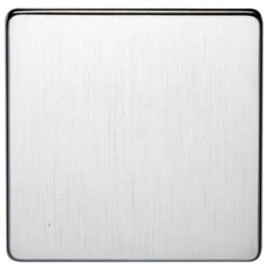 Crabtree 1 Gang Blank Plate (Crabtree Platinum)