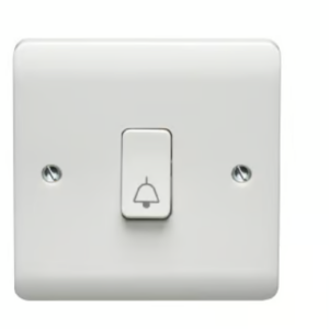 Crabtree 10A Retractive 2-Way Switch with Integrated Bell Symbol