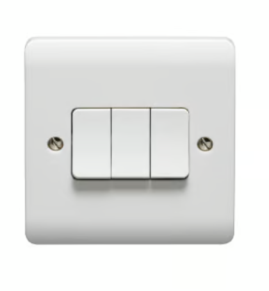 Untitled-63-2.png Crabtree Instinct 10A SP 3 Gang 2 Way Switch - Image 1
