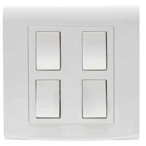 Crabtree 10AX 4 Gang 2 Way Switch