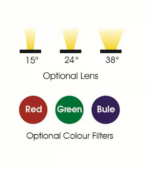 GLOW Outdoor Garden LED Spotlight 9Watt  Black - Image 2