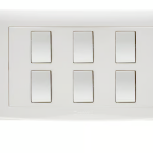 Crabtree 10AX 6 Gang 2 Way Switch (Control Multiple Lights)