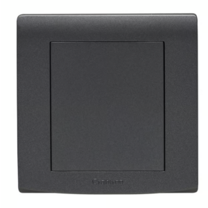 Crabtree Single Blanking Plate (Greyish Black)