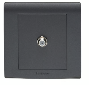Crabtree F-Type Satellite Socket for Seamless TV Connection