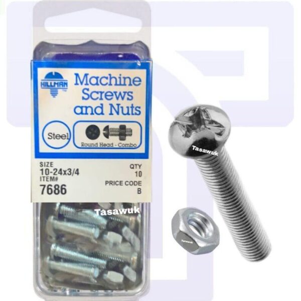 Machine Screw and Nuts