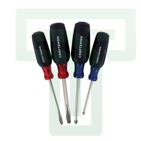 Craftsman 4pc Screwdriver Set: Tackle Everyday Fastening Needs