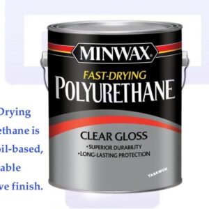 Fast-Drying Protection: Minwax Clear Fast Drying Polyurethane (1 Gallon)
