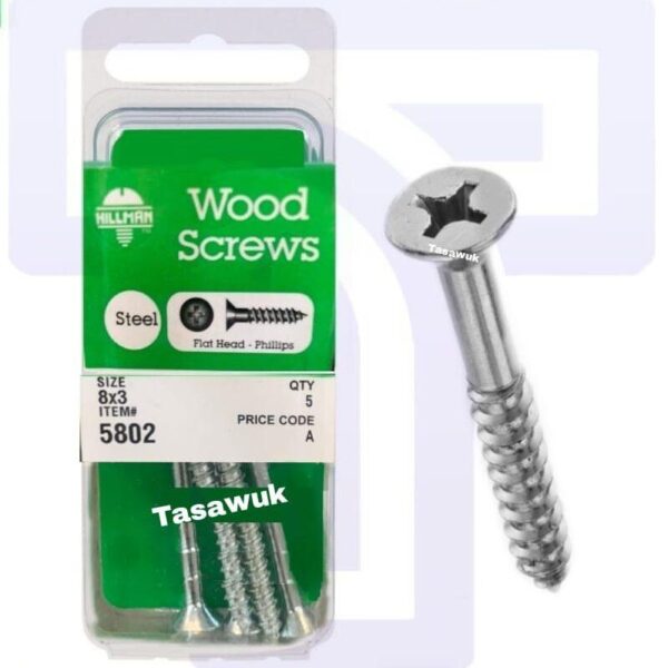 Wood Screw Flat Head
