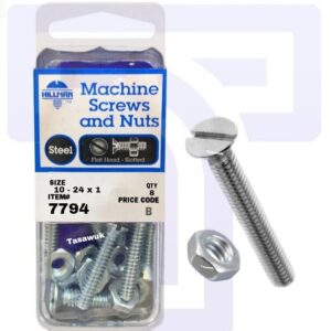 Machine screws and Nuts