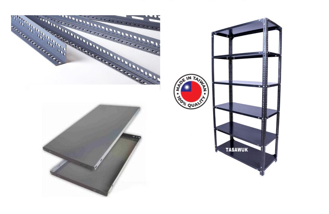 XLDK3509-e1665516253952.jpeg Slotted Angle With Shelf Tray - Image 1