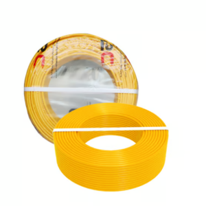 GULF CABLES Wire 6mm, Cu/Pvc,Single Core, Yellow