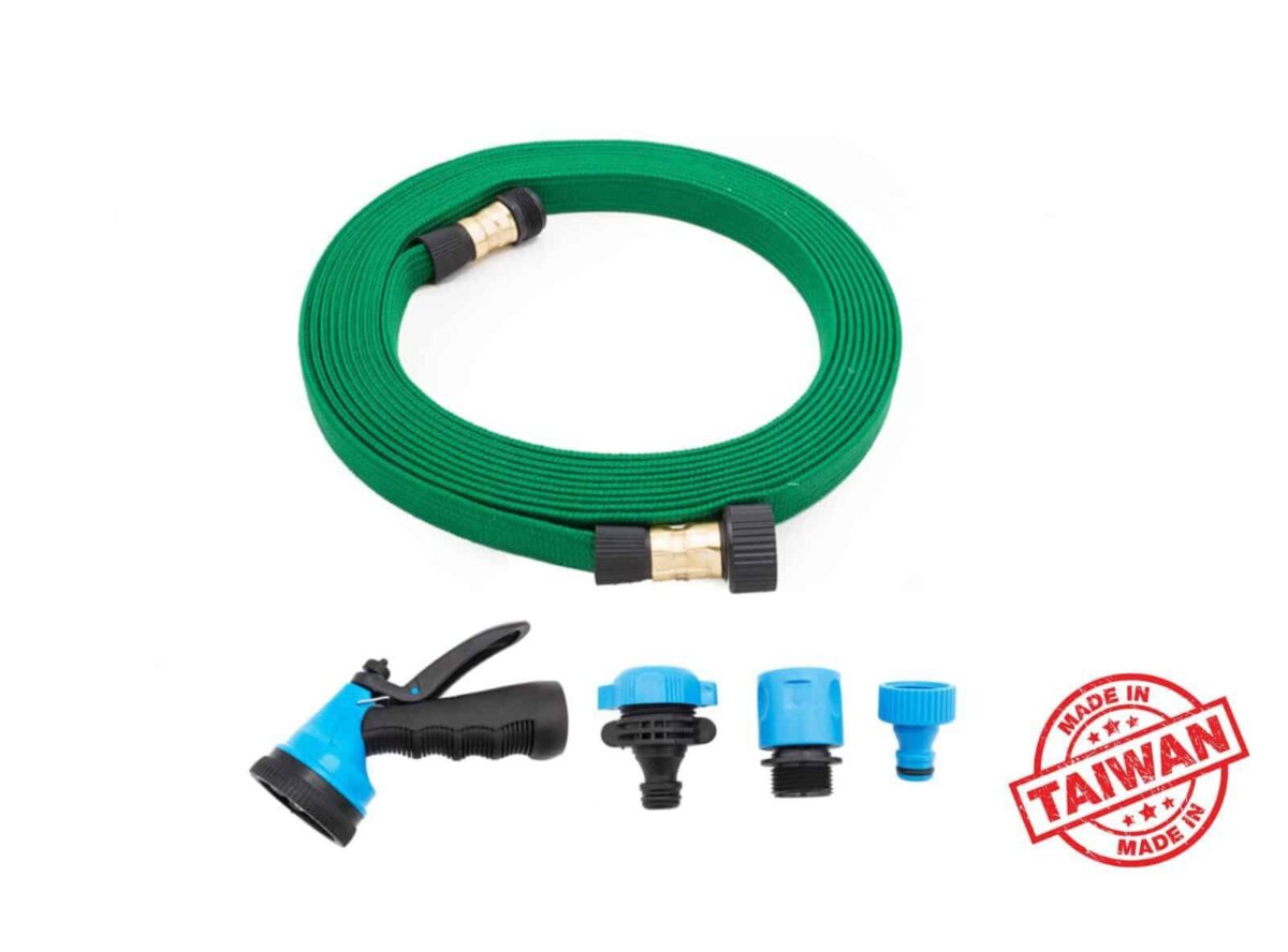 a1-e1686576007472.jpg Aquacraft Flat Hose Kit 20ft: Effortless Watering for Tangle-Free Gardening - Image 1
