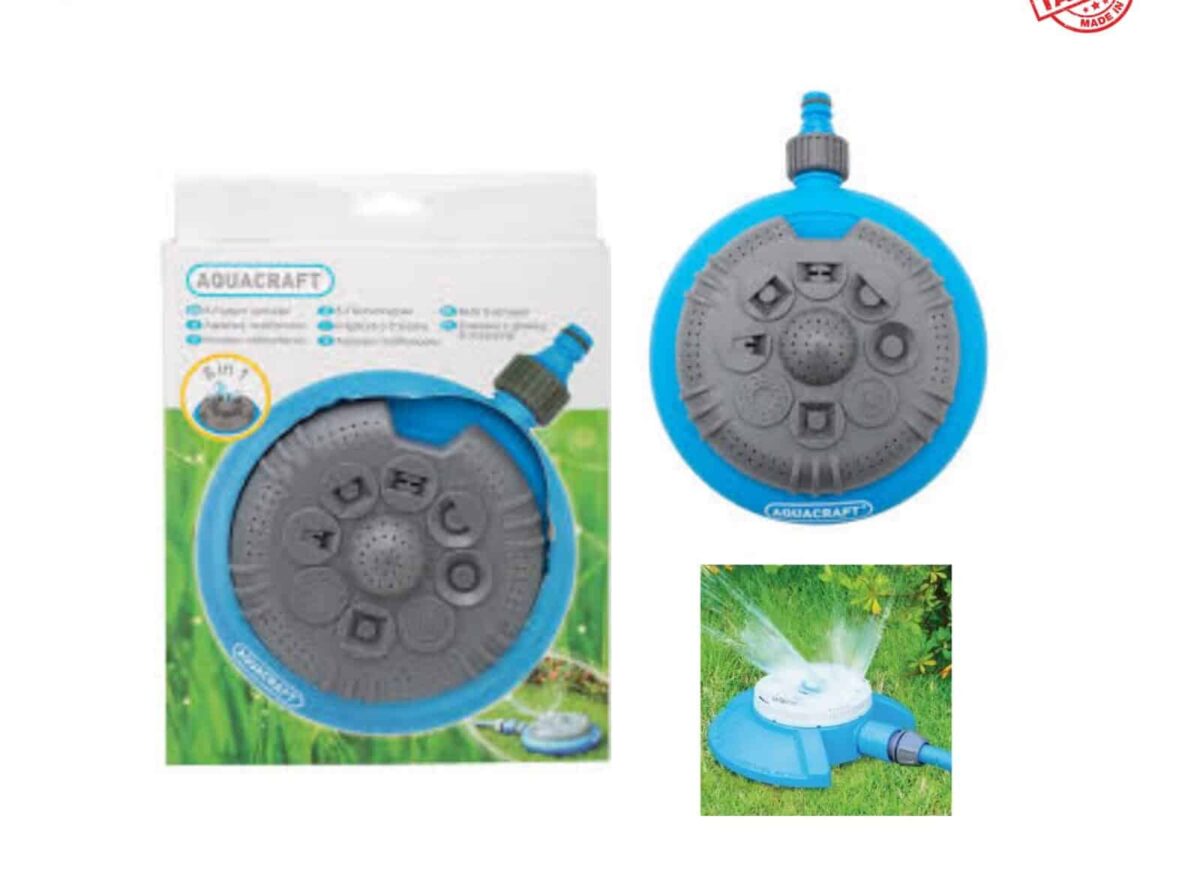 Aquacraft 8 Pattern Sprinkler - Image 1