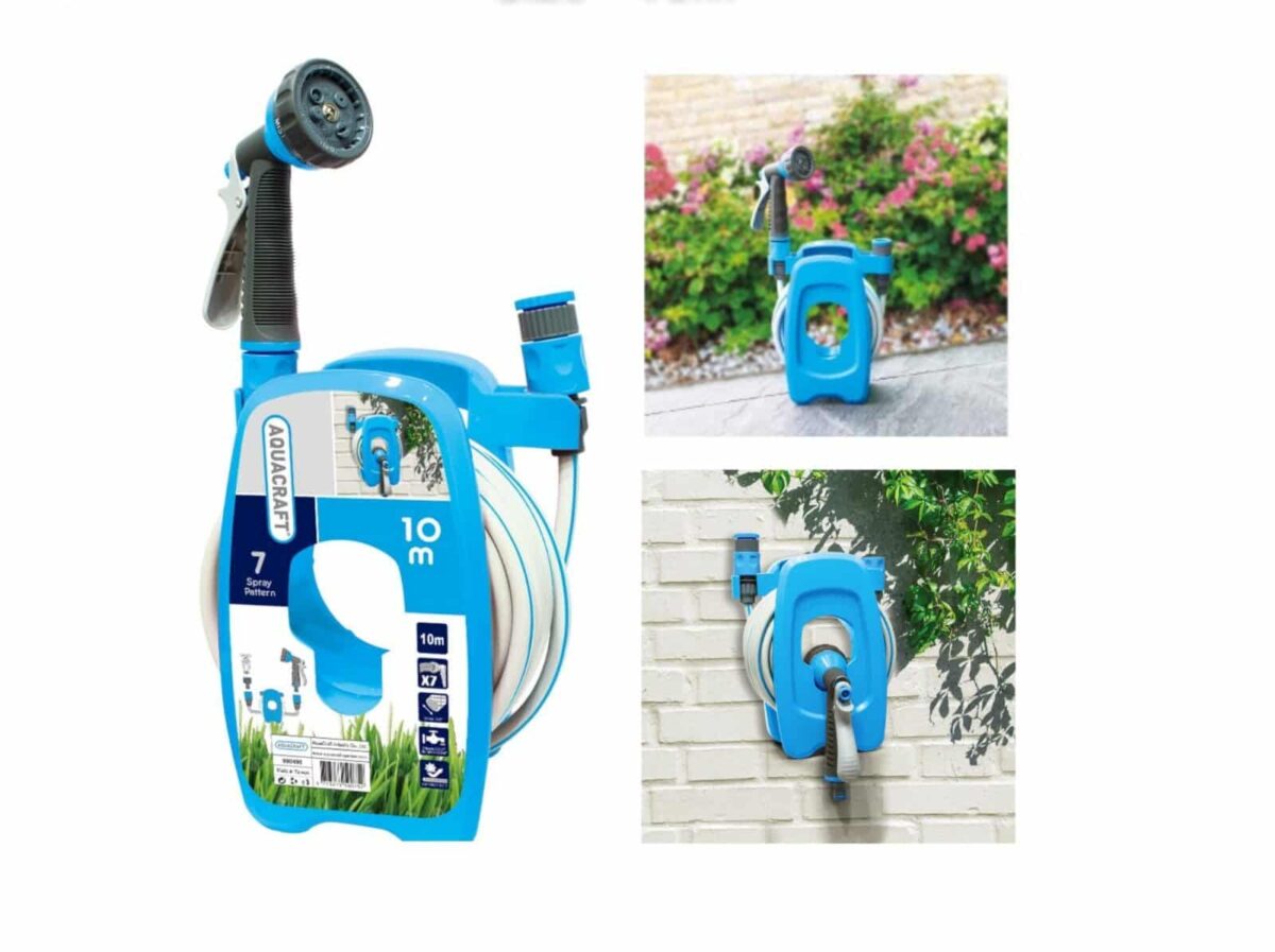 a26-e1687710882723.jpg Aquacraft Compact 3 in 1 Hose Reel : Space-Saving Convenience for Effortless Gardening - Image 1