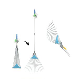 Telescopic Adjustable Lawn Rake
