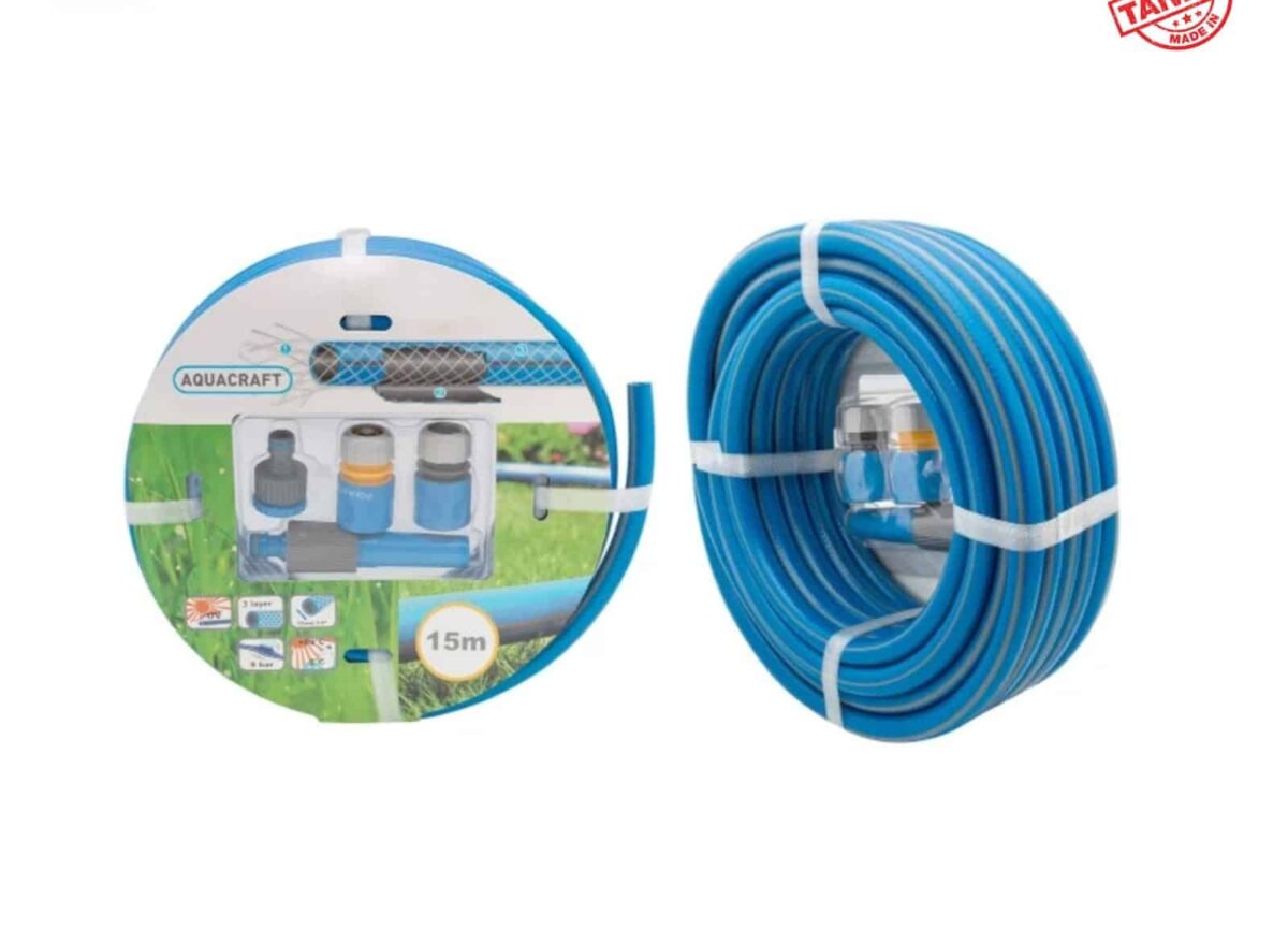 Aquacraft Garden Hose Set: Durable and Versatile for Effective Watering - Image 1