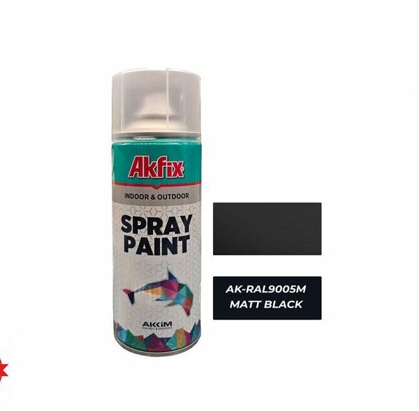 Akfix All-Surface Spray Paint: Indoor & Outdoor Use (400ml)
