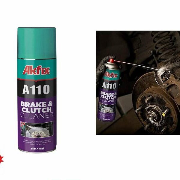 Akfix Brake & Clutch Cleaner: Powerful Formula for Clean Brakes & Clutches (400ml)