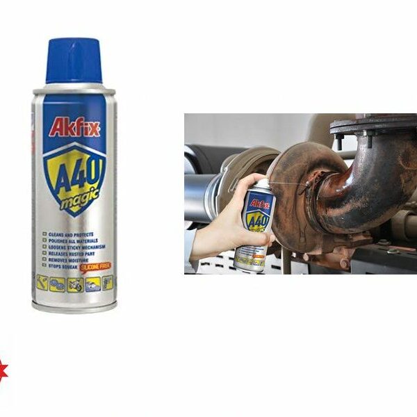 Akfix Multi-Purpose Lubricant: Protects, Penetrates & Loosens Rust (400ml)