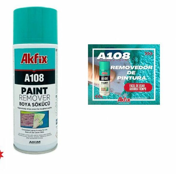 Akfix Paint Remover Spray: Removes Paint Layers Quickly & Safely (400ml)