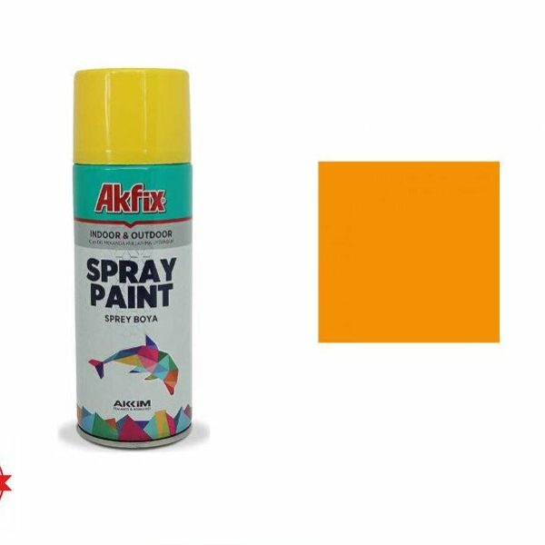 Akfix All-Surface Spray Paint: Indoor & Outdoor Use (400ml)