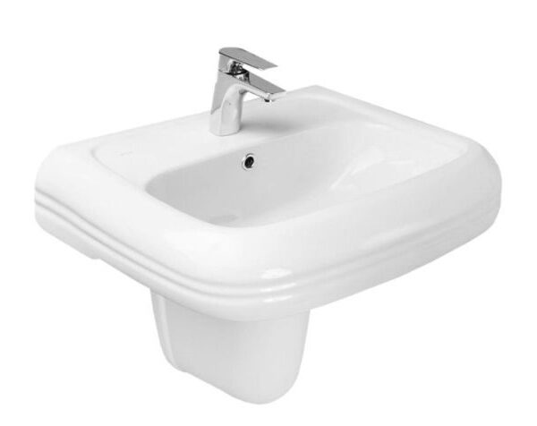 AQUASAN ROMA WASH BASIN HALF PEDASTAL