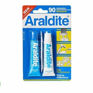 Araldite 90 Minute Standard Epoxy: Strong Bond for Various Materials (2 x 17ml)