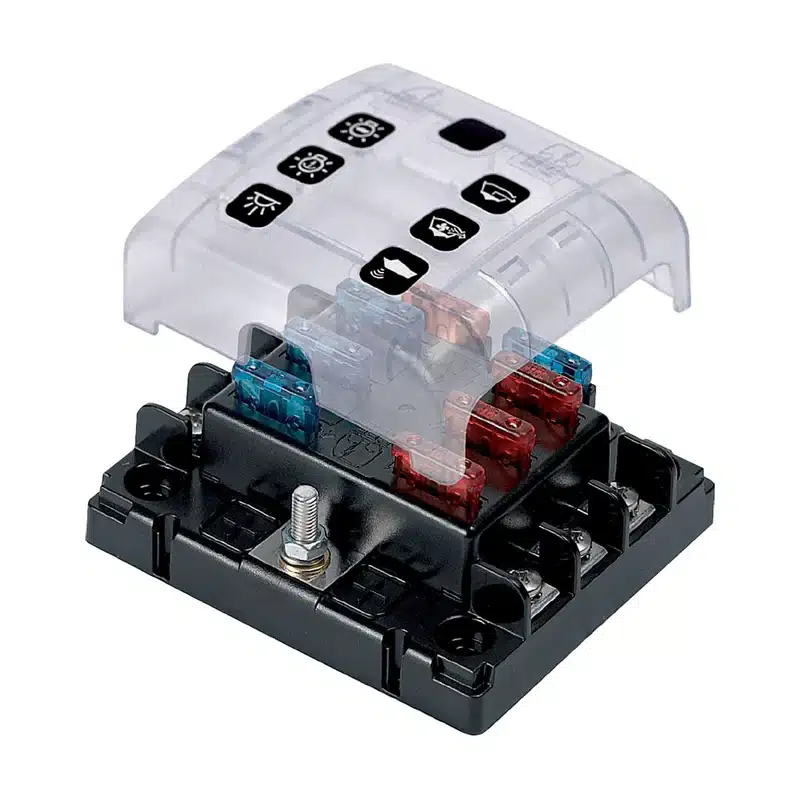 atc-6w.webp ATC Six Way Fuse Holder and Terminals - Image 1