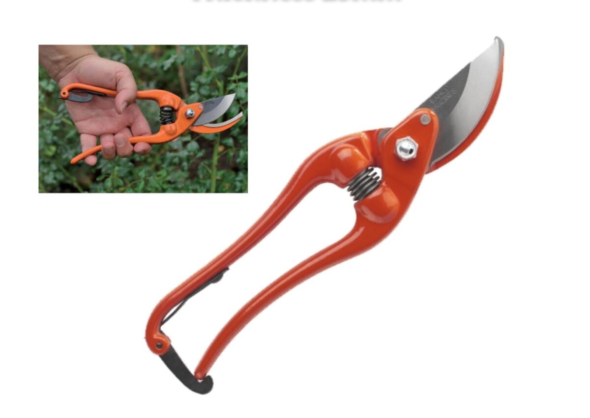 Bahco Bypass Secateurs with Steel handle - Image 1