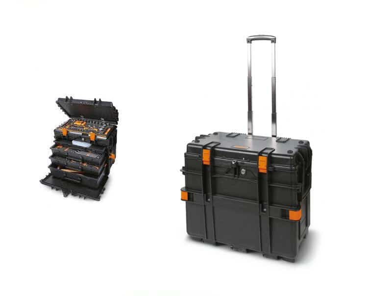 beta13-e1683624001750.jpg Organize Your Tools Effortlessly: Beta Tool Trolley with 4 Drawers - Image 1