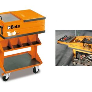 Convenient Storage and Transport: Beta Rolling Cart Trolley with Shelf