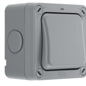 BG Outdoor Single Switch 2 Way 20AX Press
