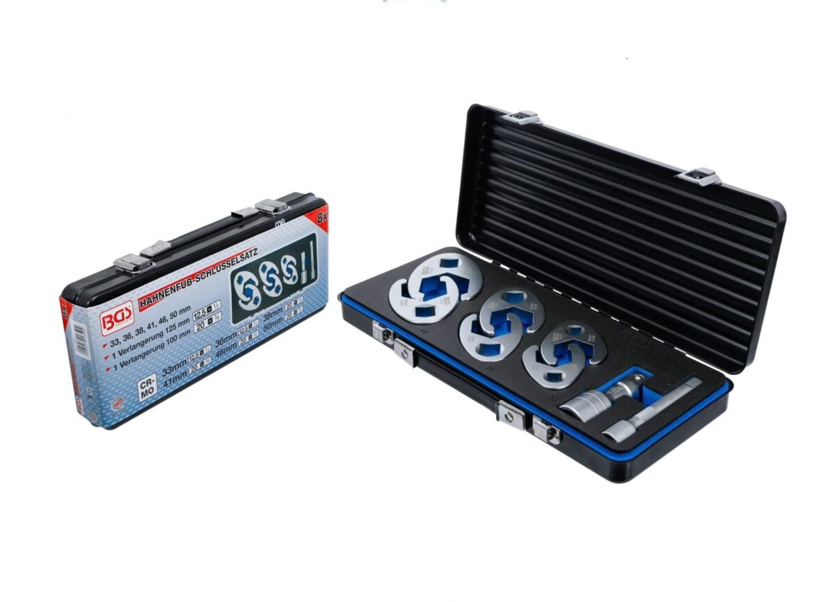 bgs-crowfoot1.jpg BGS 8pcs 1/2" Dr. Crowfoot Spanner Set - Image 1