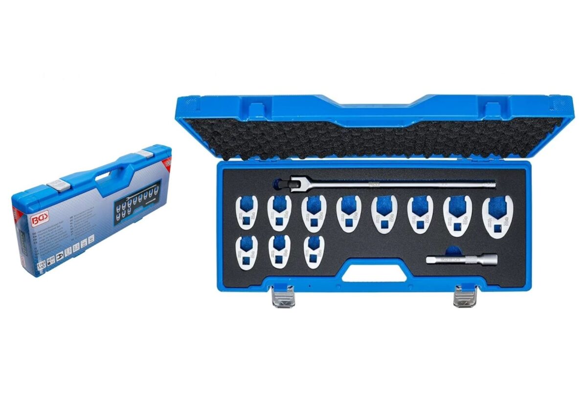 bgs-crowfooty.jpg BGS 13pcs 1/2" Dr. Crowfoot Spanner Set - Image 1