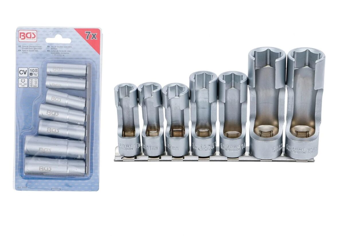 bgs-slotted-socket.jpg BGS 7pcs 3/8" Dr. Special Slotted Socket Set - Image 1