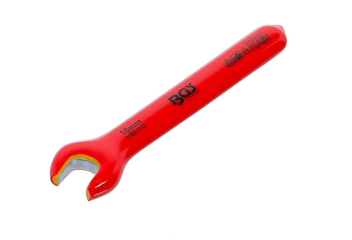 BGS 10mm VDE Single Open End Spanner - Image 1