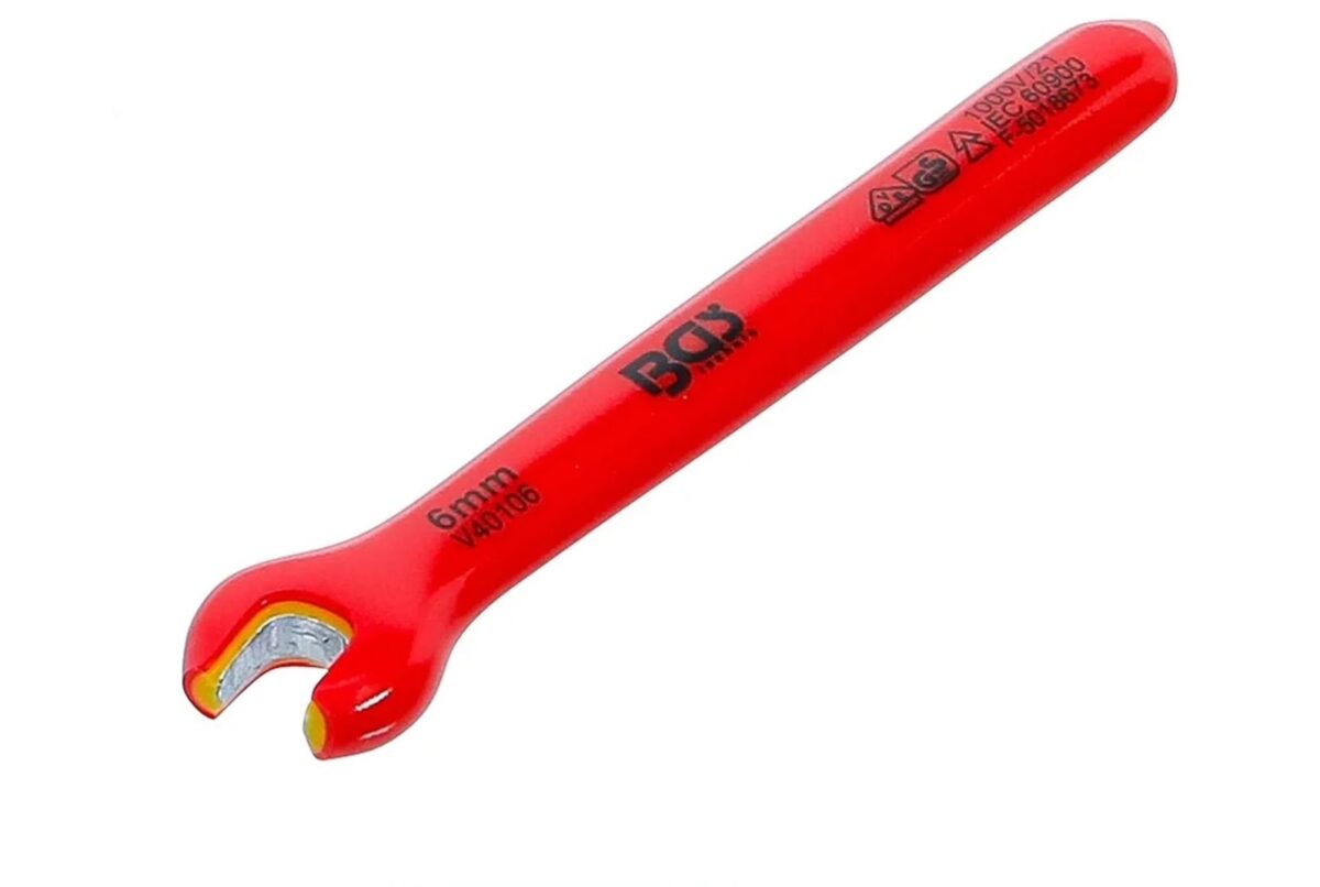 BGS 6mm VDE Single Open End Spanner - Image 1