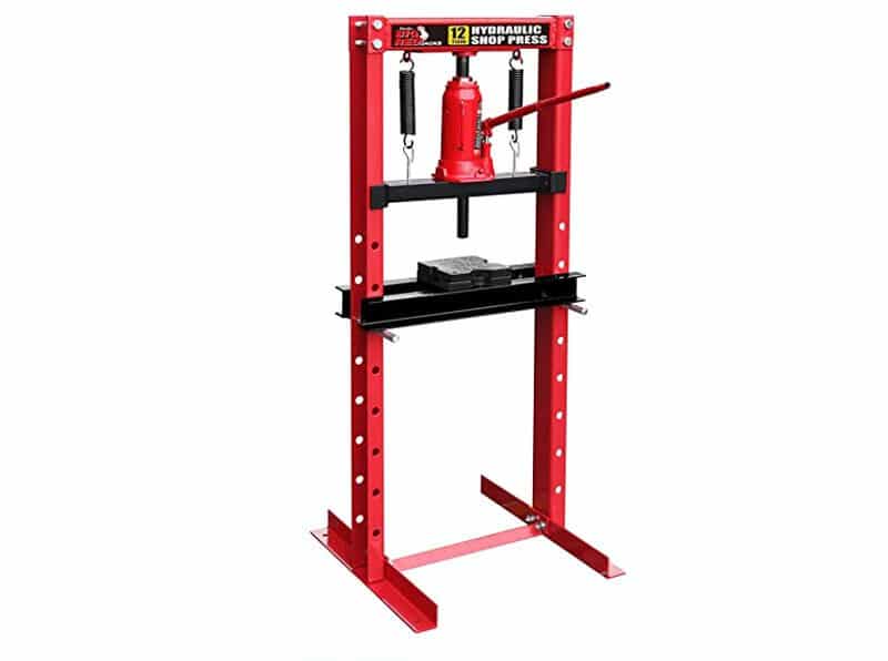 big-red-press20a-e1683624956445.jpg Big Red Hydraulic Shop Press - Image 1